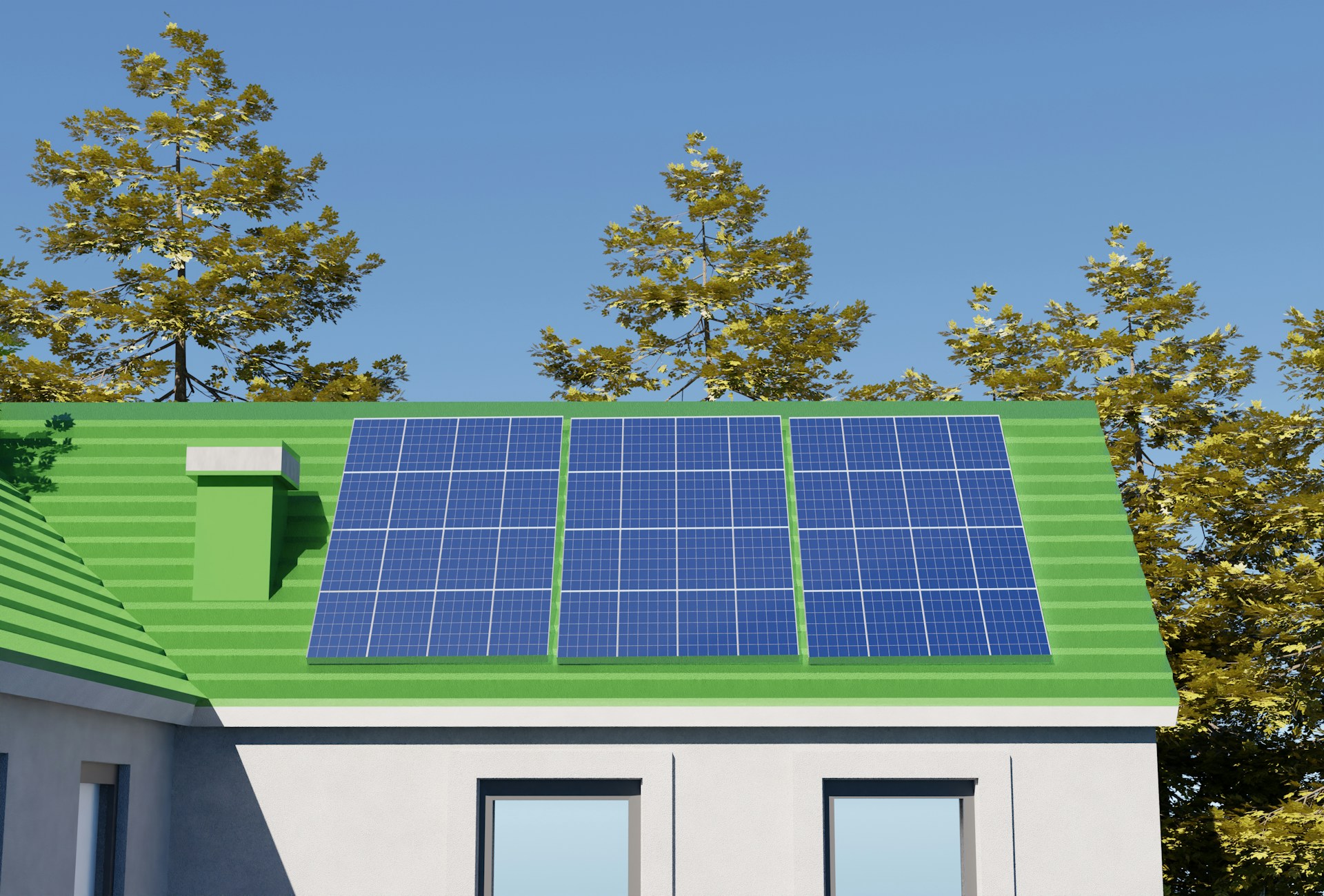 solar panel installation at home